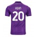 Maillot de foot Fiorentina Moise Kean #20 Domicile vêtements 2024-25 Manches Courtes